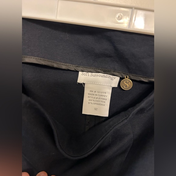 ๐Soft Surroundings Navy Blue Dress Pants - Picture 6 of 7